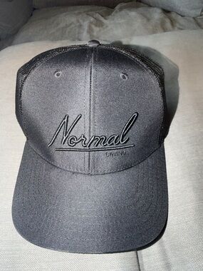 The Normal Brand Black Mesh Trucker Hat